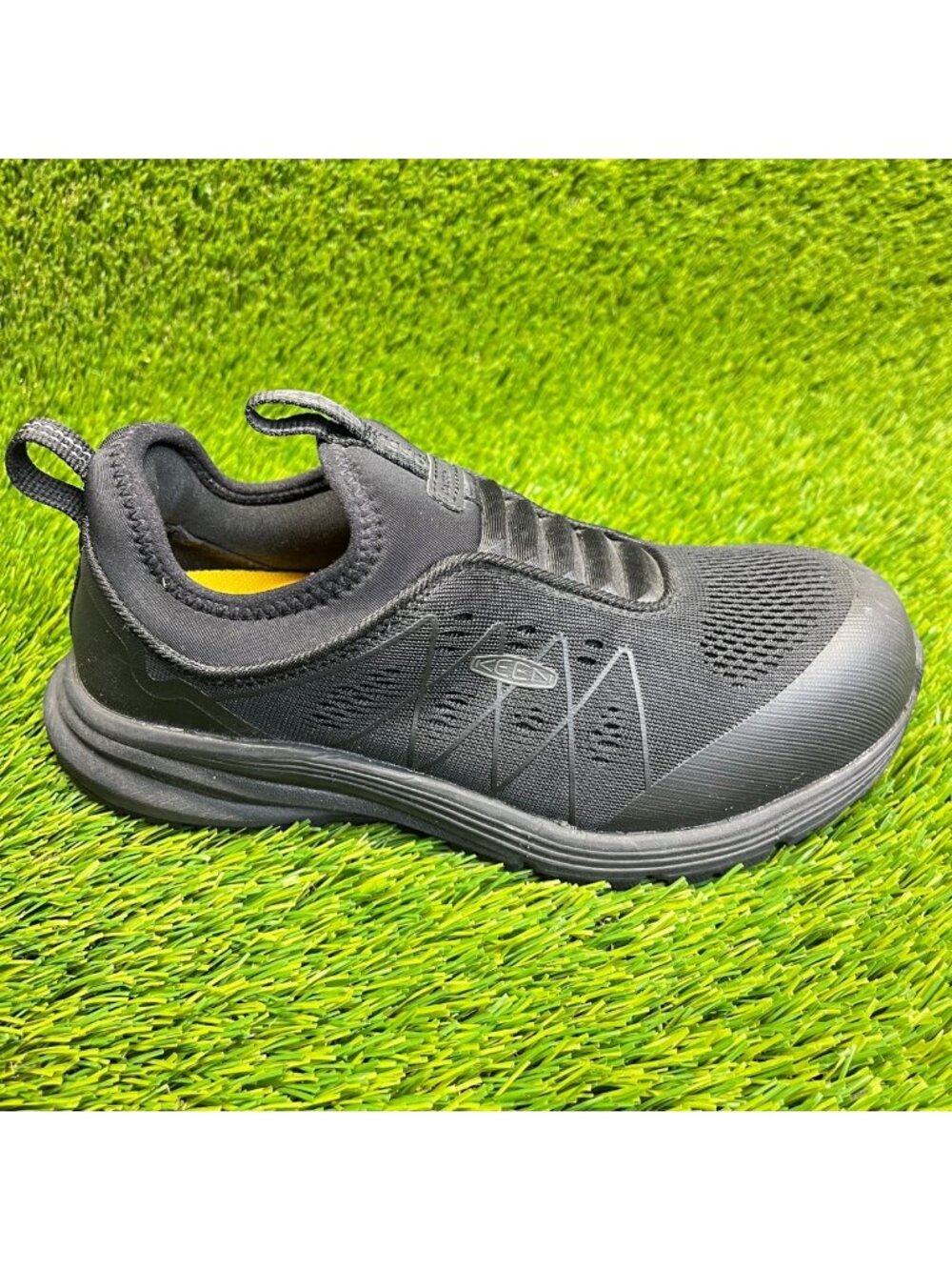 Keen Vista Energy Shift ESD Womens Size 6M Black Work Slip On Shoes Sneakers